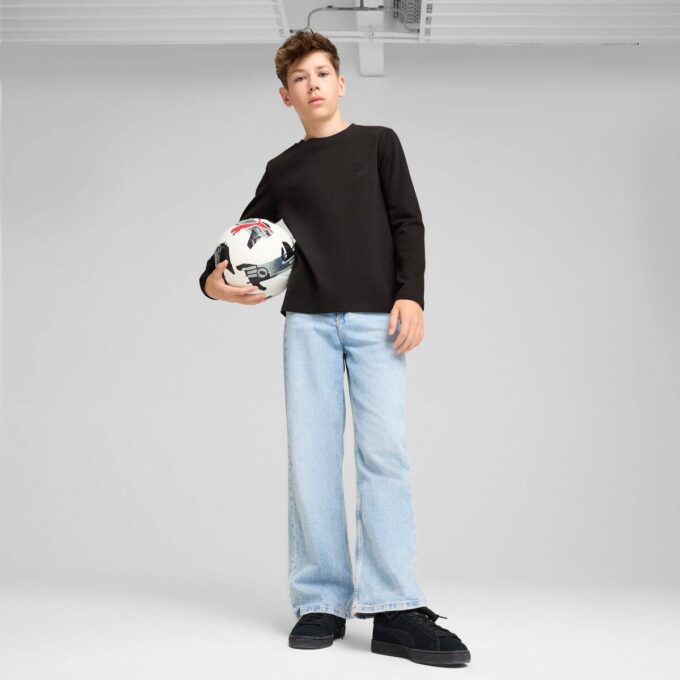 PUMA x CHRISTIAN PULISIC Stealth Büyük Çocuk Uzun Kollu Tişört