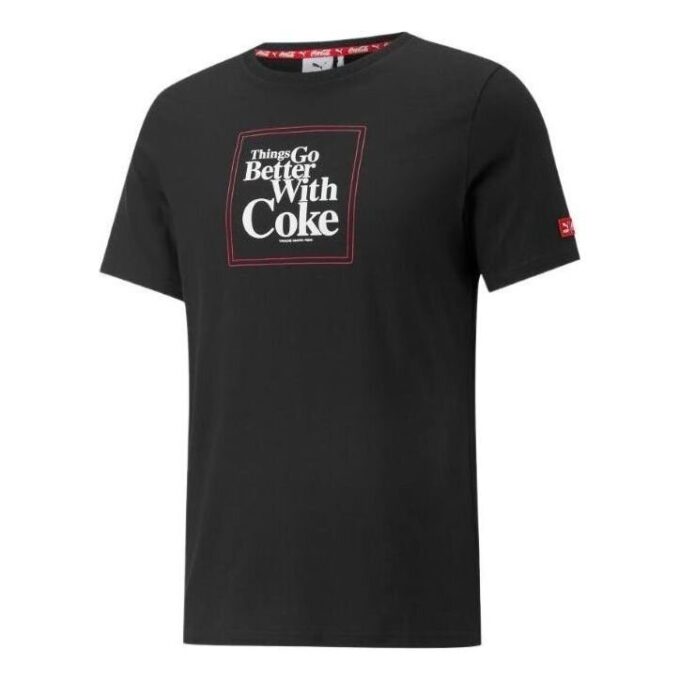 PUMA x Coca Cola Grafik Tişört “Siyah”