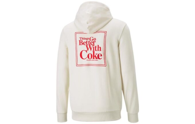 PUMA x Coca Cola Kapüşonlu Üst “Beyaz”