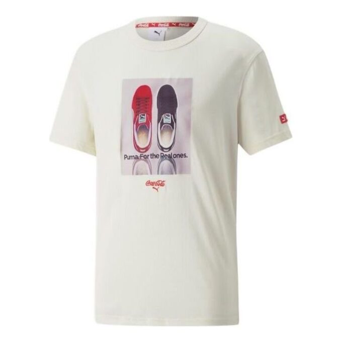 PUMA x Coca Cola Rahat Tişört “Beyaz”