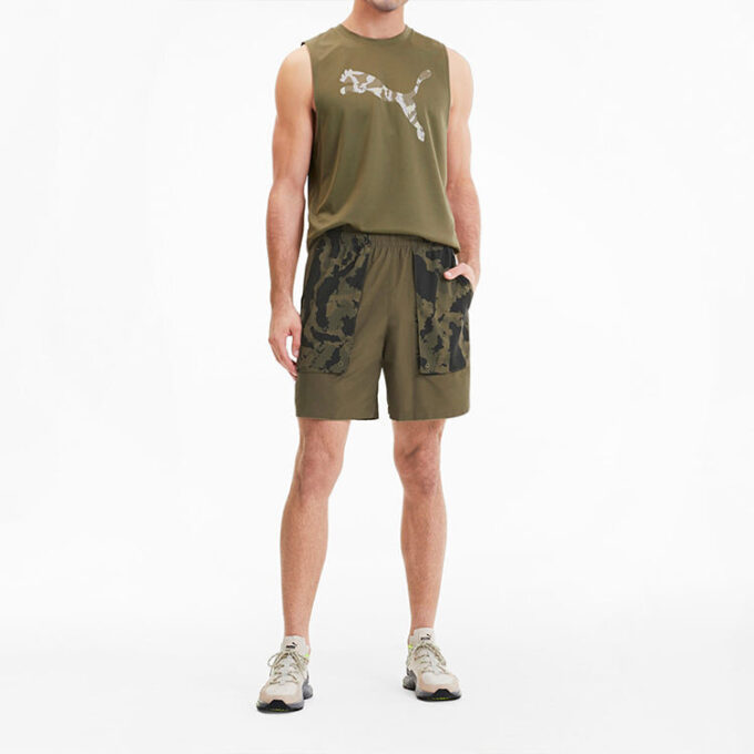 PUMA x First Mile Trendy Günlük Şort “Zeytin Yeşili”