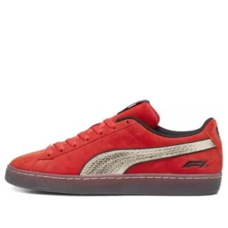 PUMA x Formula 1 Shanghai GP Süet “Pop Kırmızı Altın”