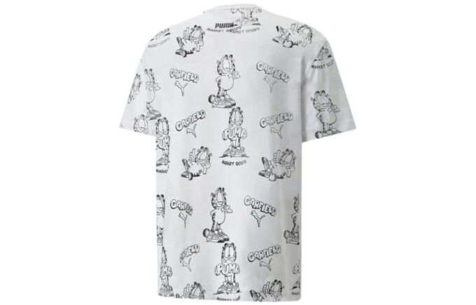 PUMA x GARFIELD Baskılı Tişört “Beyaz”