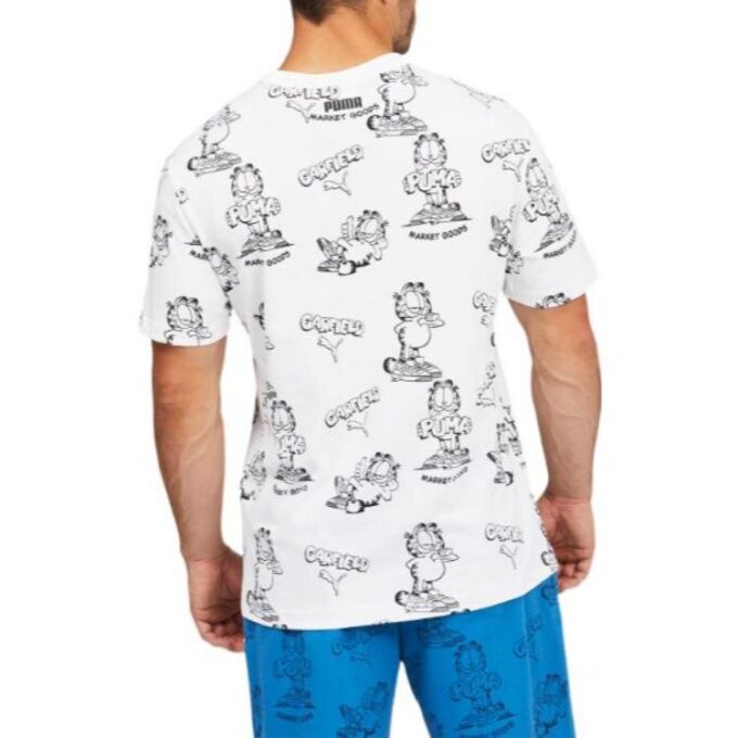PUMA x GARFIELD Baskılı Tişört “Beyaz”