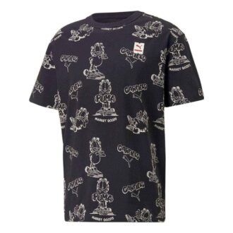 PUMA x GARFIELD Baskılı Tişört “Siyah”