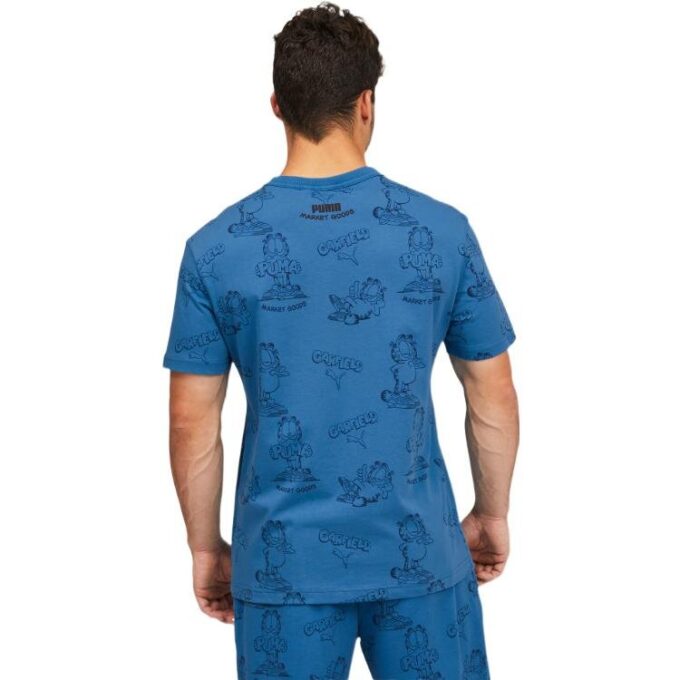PUMA x GARFIELD Baskılı Tişört “Vallarta Blue”