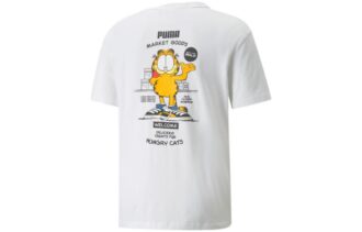 PUMA x Garfield Grafik Tişört “Beyaz”