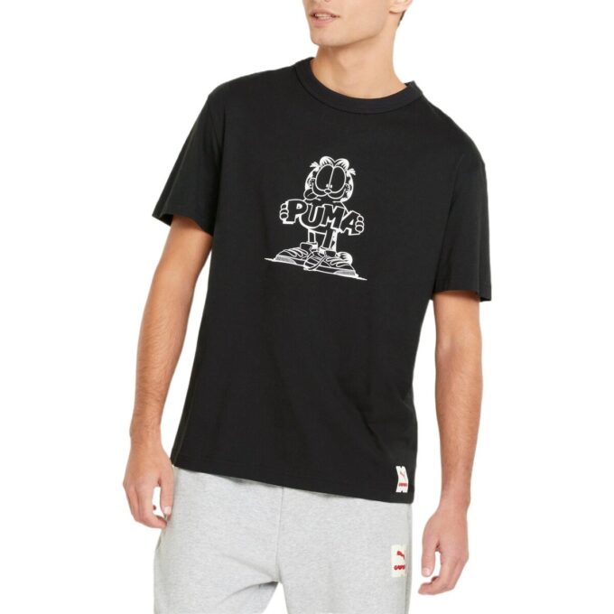 PUMA x Garfield Grafik Tişört “Siyah”