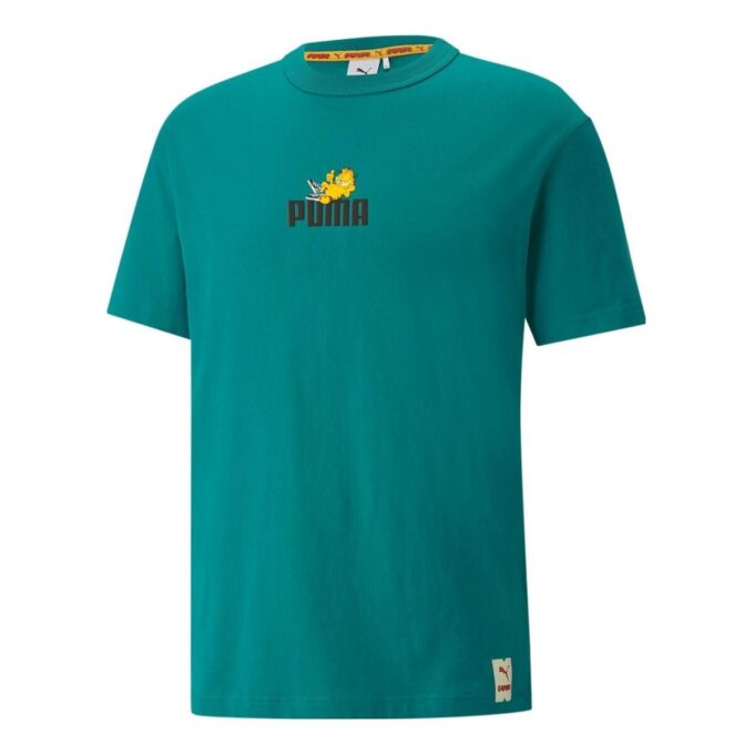 PUMA x Garfield Grafikli Tişört “Paraşütle Atlama”