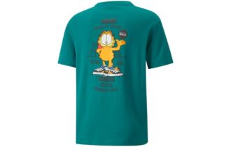 PUMA x Garfield Grafikli Tişört “Paraşütle Atlama”