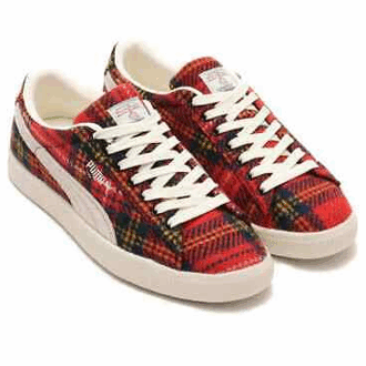 PUMA x Harris Tweed Süet Vintage “Tartan Kırmızısı”