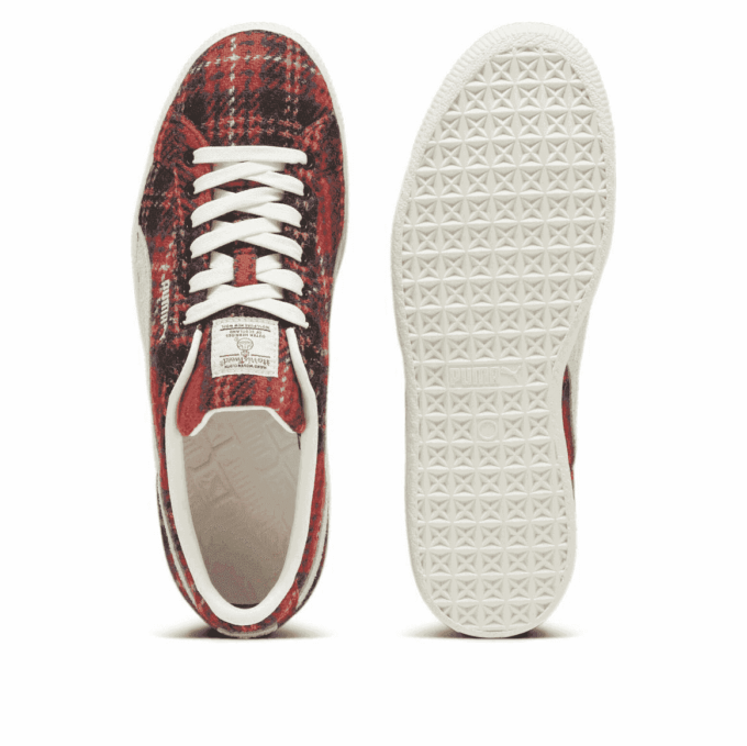 PUMA x Harris Tweed Süet Vintage “Tartan Kırmızısı”