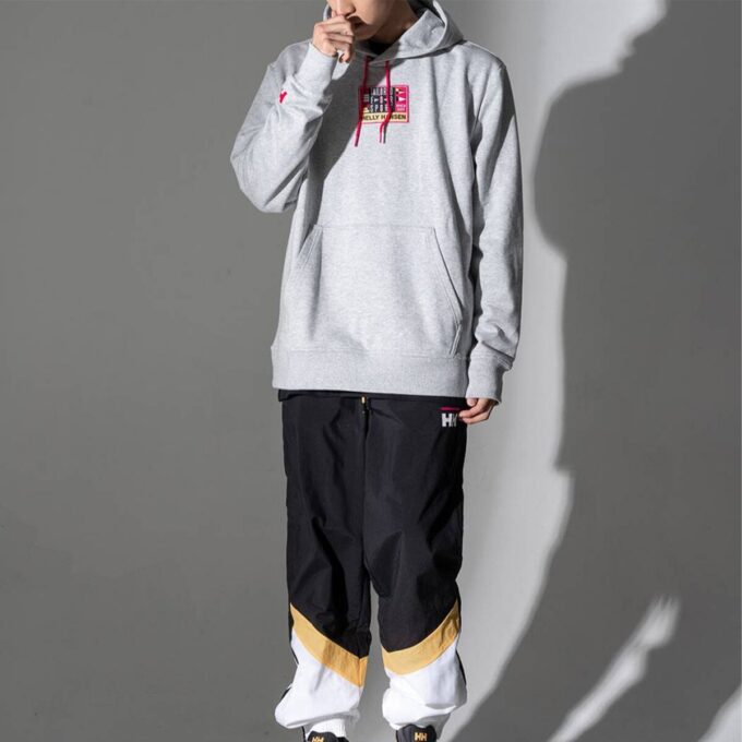 PUMA x Helly Hansen Kapüşonlu Üst “Gri Kırmızı”
