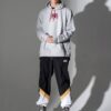 PUMA x Helly Hansen Kapüşonlu Üst “Gri Kırmızı”