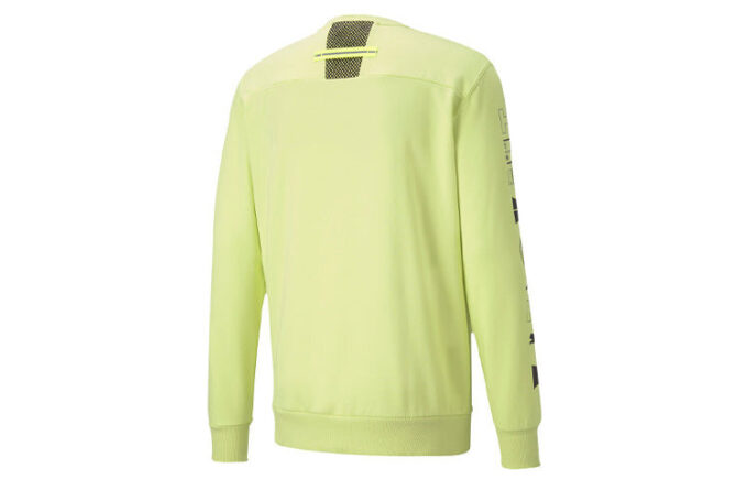 PUMA x Helly Hansen Unisex Yuvarlak Yaka Sweatshirt Sarı