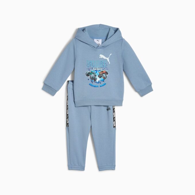 PUMA x HOT WHEELS™ MONSTER TRUCKS Bebek Sweatshirt ve Eşofman Altı Seti PUMA x HOT WHEELS™ MONSTER TRUCKS Bebek Sweatshirt ve Eşofman Altı Seti