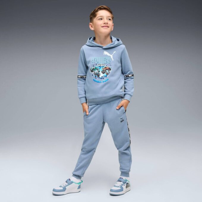 PUMA x HOT WHEELS™ MONSTER TRUCKS Küçük Çocuk Kapüşonlu Sweatshirt PUMA x HOT WHEELS™ MONSTER TRUCKS Küçük Çocuk Kapüşonlu Sweatshirt