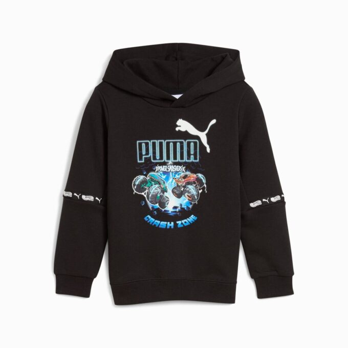 PUMA x HOT WHEELS™ MONSTER TRUCKS Küçük Çocuk Kapüşonlu Sweatshirt PUMA x HOT WHEELS™ MONSTER TRUCKS Küçük Çocuk Kapüşonlu Sweatshirt