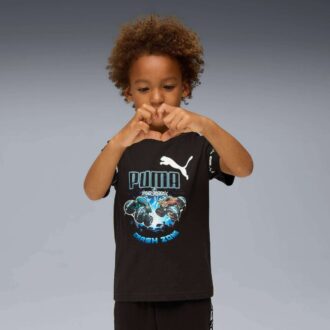 PUMA x HOT WHEELS™ MONSTER TRUCKS Küçük Çocuklar İçin Grafik Tişört PUMA x HOT WHEELS™ MONSTER TRUCKS Küçük Çocuklar İçin Grafik Tişört