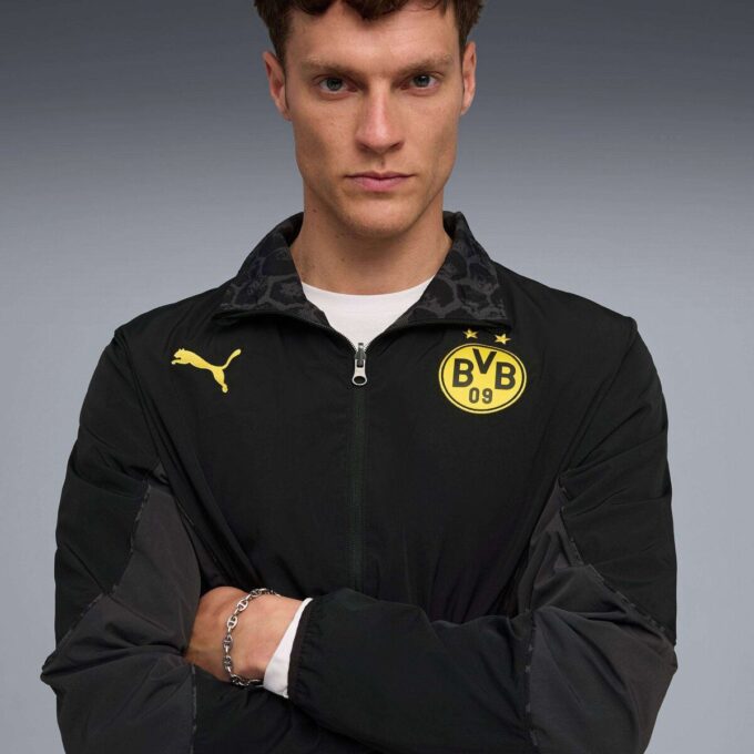 PUMA x KIDSUPER Borussia Dortmund Erkek Çift Taraflı Futbol Rüzgarlığı PUMA x KIDSUPER Borussia Dortmund Erkek Çift Taraflı Futbol Rüzgarlığı