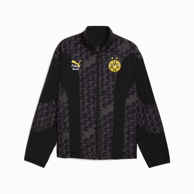 PUMA x KIDSUPER Borussia Dortmund Erkek Çift Taraflı Futbol Rüzgarlığı PUMA x KIDSUPER Borussia Dortmund Erkek Çift Taraflı Futbol Rüzgarlığı