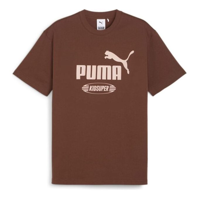 PUMA x KidSuper Grafik Tişört “Kestane Kahverengi”
