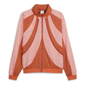 PUMA x KIDSUPER Rahat Kesim Rüzgarlık Ceket “Pembe Meyve”