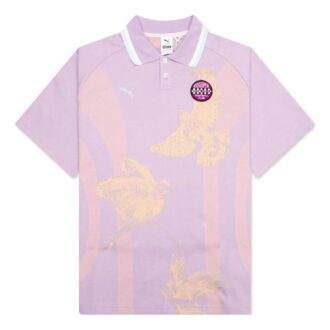 PUMA x KidSuper Örme Polo Tişört “Canlı Menekşe”