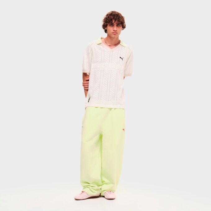 PUMA x MADHAPPY Örgü Polo Tişört PUMA x MADHAPPY Örgü Polo Tişört