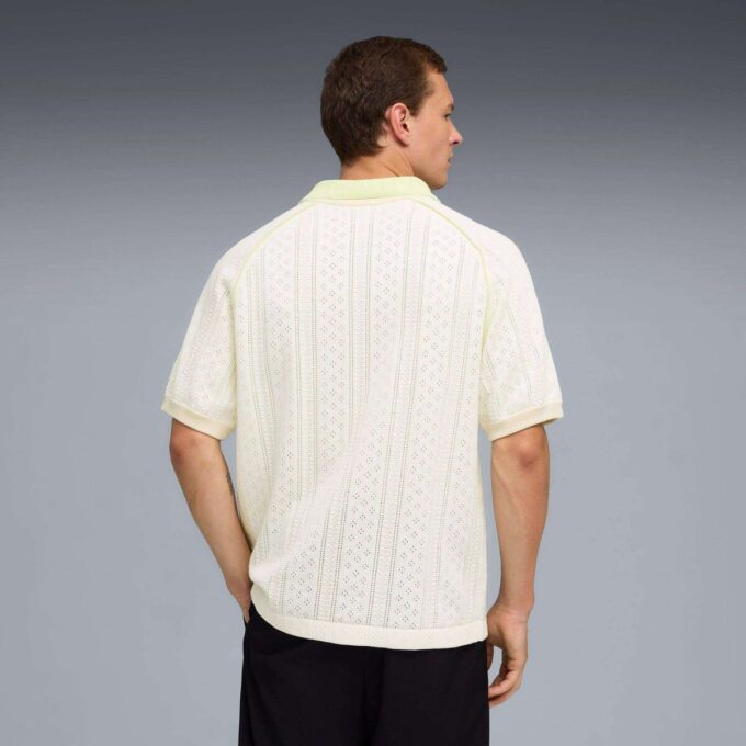 PUMA x MADHAPPY Örgü Polo Tişört PUMA x MADHAPPY Örgü Polo Tişört
