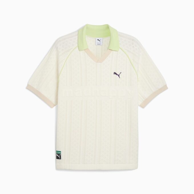 PUMA x MADHAPPY Örgü Polo Tişört PUMA x MADHAPPY Örgü Polo Tişört