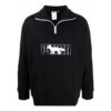 PUMA x Maison Kitsun Yarım Fermuarlı Kazak “Siyah Beyaz”