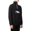 PUMA x Maison Kitsun Yarım Fermuarlı Kazak “Siyah Beyaz”