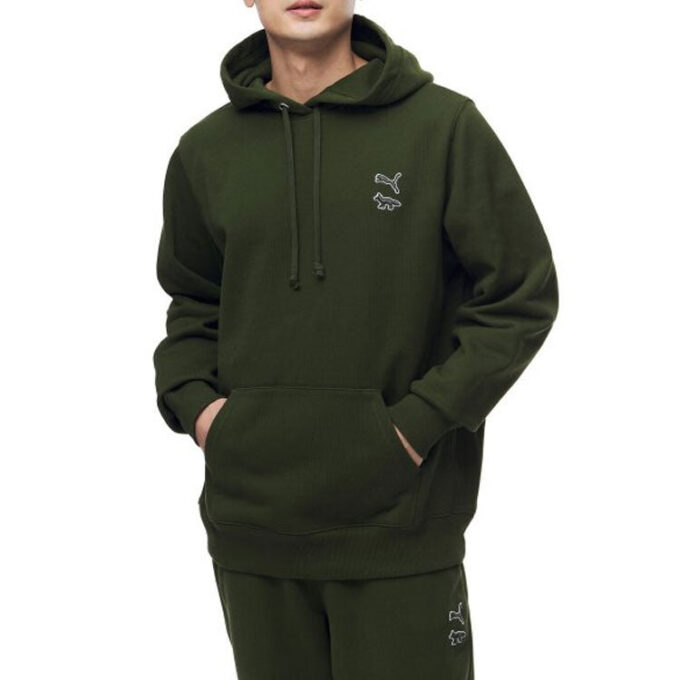 PUMA x Maison Kitsune Unisex Baskılı Yeşil