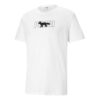 PUMA x Maison Kitsune Unisex Nakışlı Yuvarlak Yaka Beyaz
