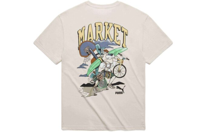 PUMA x Market Grafik Tişört “Bej”