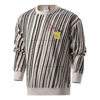 PUMA x Michael Lau AOP Yuvarlak Yaka Sweatshirt “Beyaz”