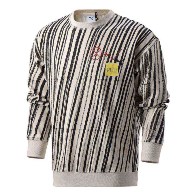 PUMA x Michael Lau AOP Yuvarlak Yaka Sweatshirt “Beyaz”