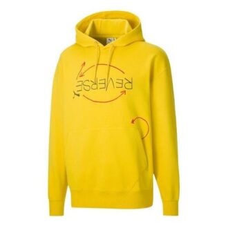 PUMA x Michael Lau Ters Grafikli Kapüşonlu Üst “Sarı”