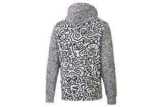 PUMA x MR DOODLE Crossover İşlemeli logo Baskı Graffiti Günlük Beyaz