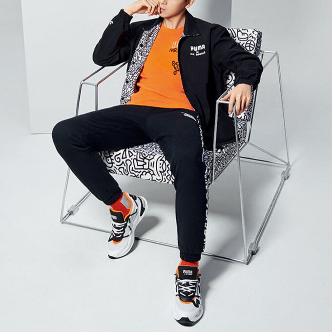 PUMA x Mr Doodle Pantolon “Siyah Beyaz”