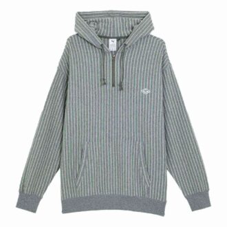 PUMA x Nanamica Çizgili Kapüşonlu Üst “Gri”