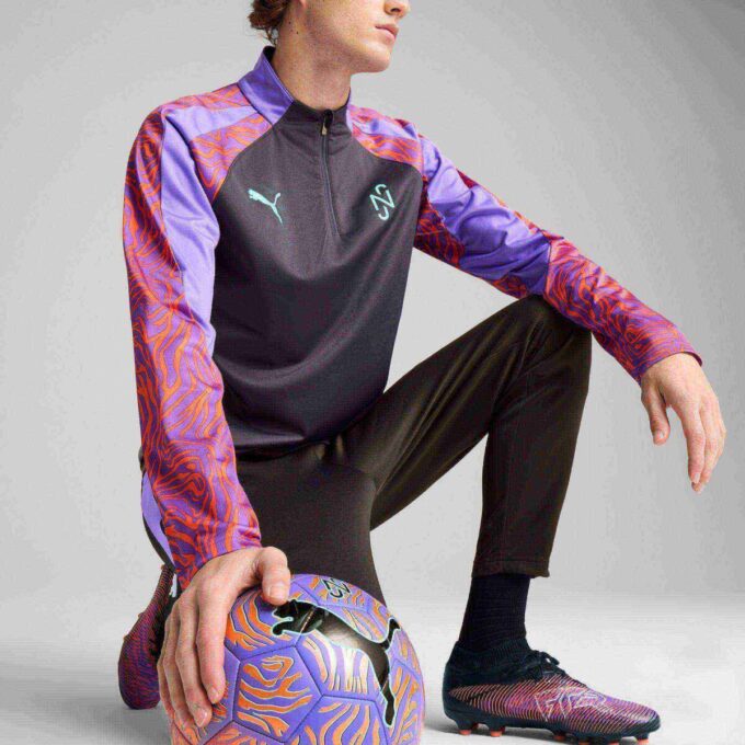 PUMA x NEYMAR Creativity Erkek Çeyrek Fermuarlı Futbol Üstü