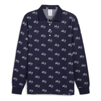 PUMA x Noah Jacquard Polo Tişört “Lacivert” PUMA x Noah Jacquard Polo Tişört “Lacivert”