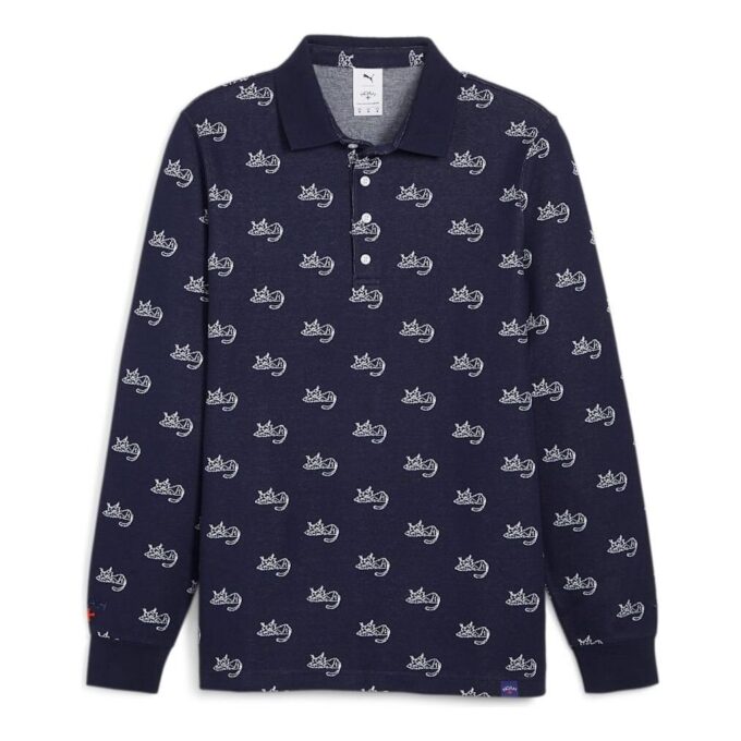 PUMA x Noah Jacquard Polo Tişört “Lacivert”