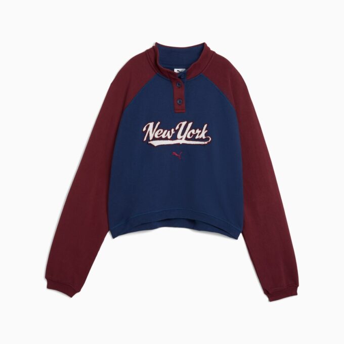 PUMA x NYC Kadın Yuvarlak Yaka Sweatshirt PUMA x NYC Kadın Yuvarlak Yaka Sweatshirt