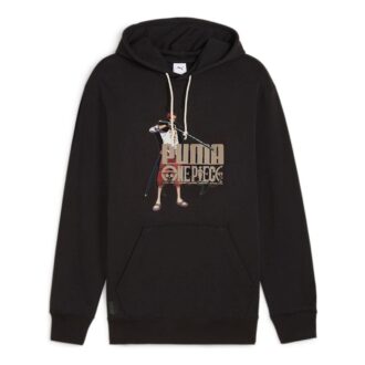 PUMA x ONE PIECE Grafik Kapüşonlu Üst “Siyah”