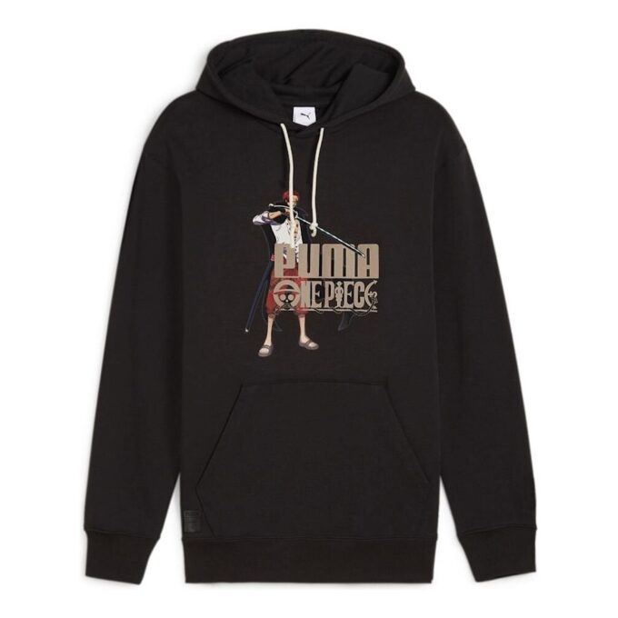 PUMA x ONE PIECE Grafik Kapüşonlu Üst “Siyah”