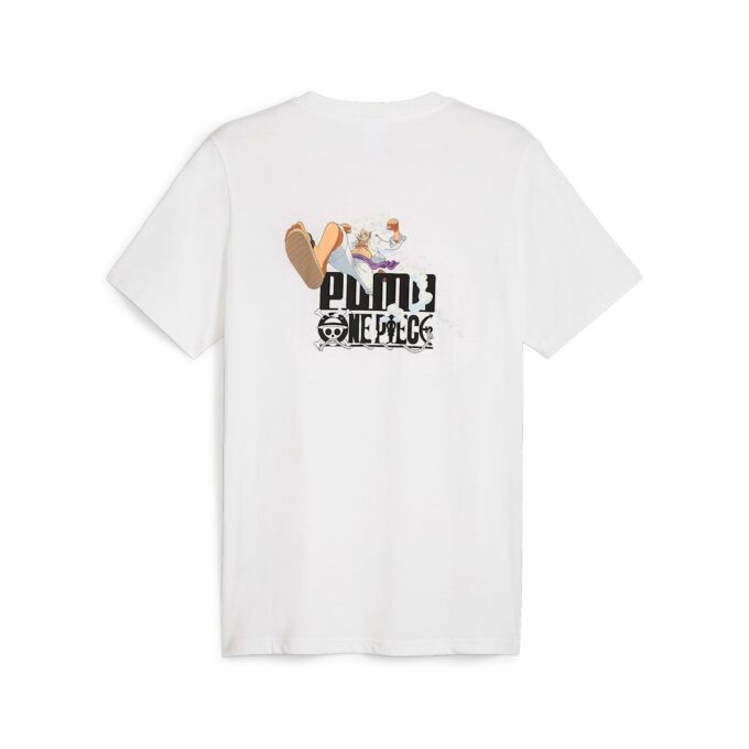 PUMA x ONE PIECE Grafik Tişört “Beyaz”