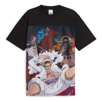 PUMA x ONE PIECE Her Yerde Baskılı Tişört “Siyah”